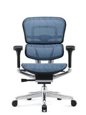 Ergohuman blue office chair 