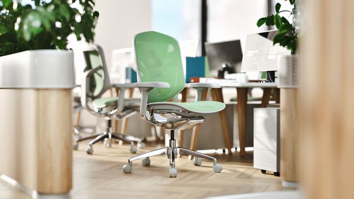 Ergohuman black mesh ergonomic office chair