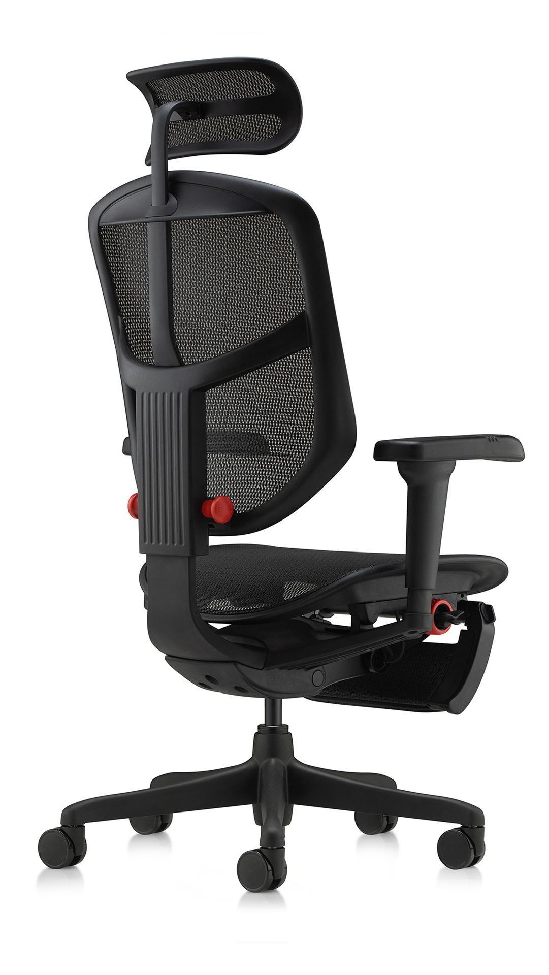Enjoy Ultra with a black frame facing 45 degrees to the right back.