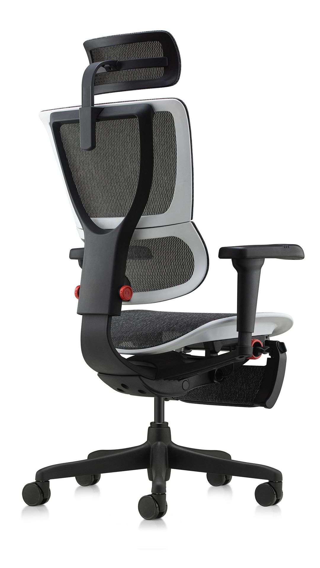 Mirus Ultra with a white frame facing 45 degrees to the right back.