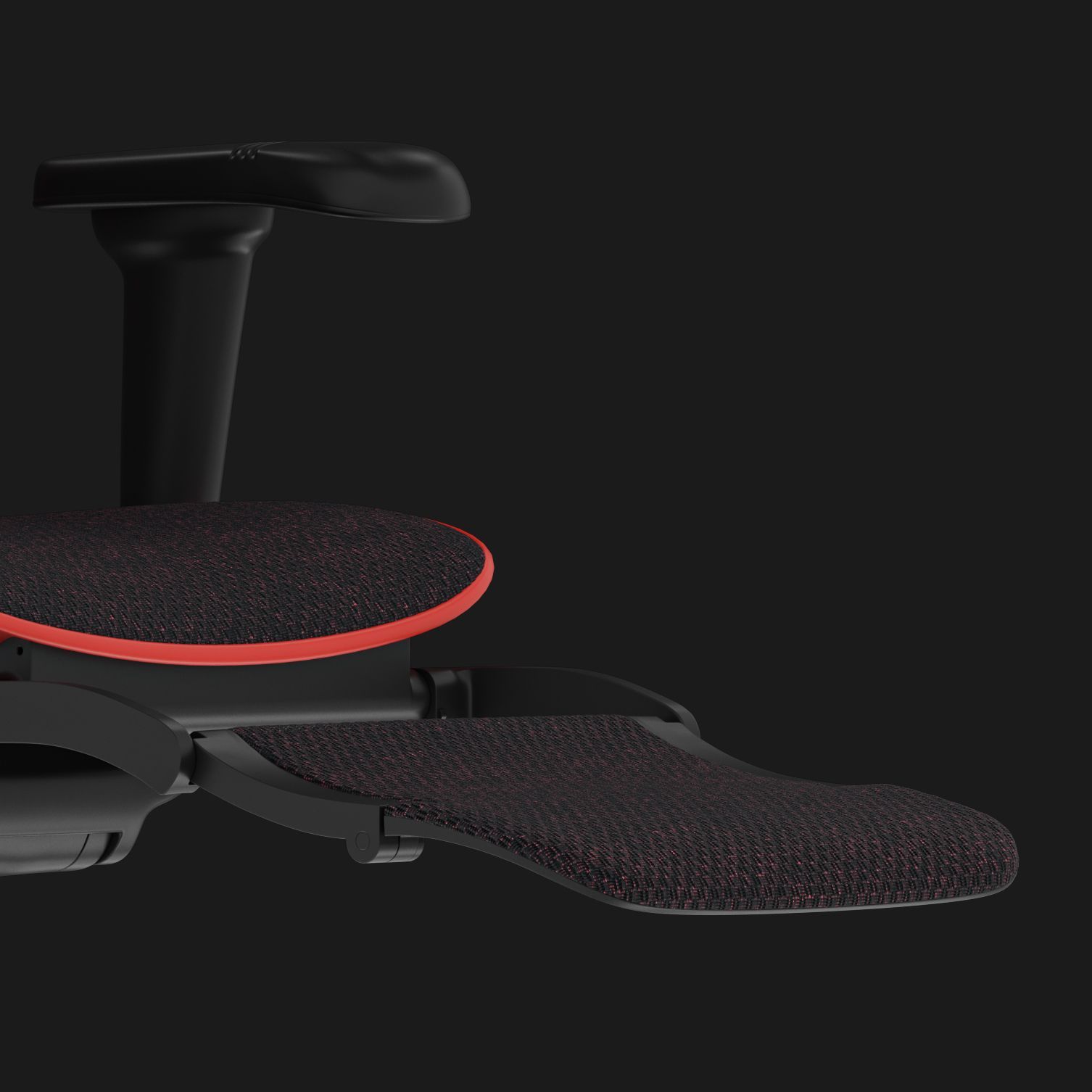 Fold-out legrest on the Enjoy Ultra gaming chair