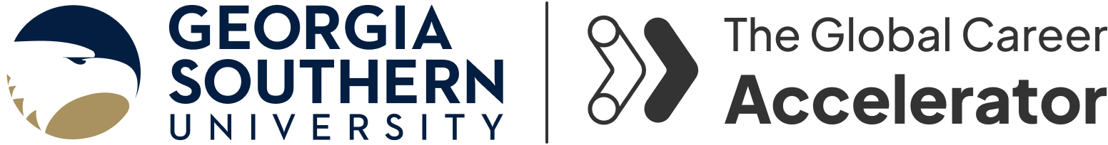 Georgia Southern and The Global Career Accelerator logos