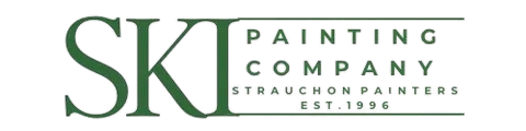 SK Painting Company logo with green &ldquo;SK&rdquo; and black text &ldquo;Painting Company&rdquo; and &ldquo;Strauchon Painters&rdquo;
