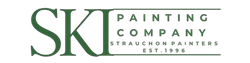 SK Painting Company logo with green “SK” and black text “Painting Company” and “Strauchon Painters”