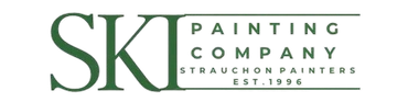 SK Painting Company logo with green &ldquo;SK&rdquo; and black text &ldquo;Painting Company&rdquo; and &ldquo;Strauchon Painters&rdquo;