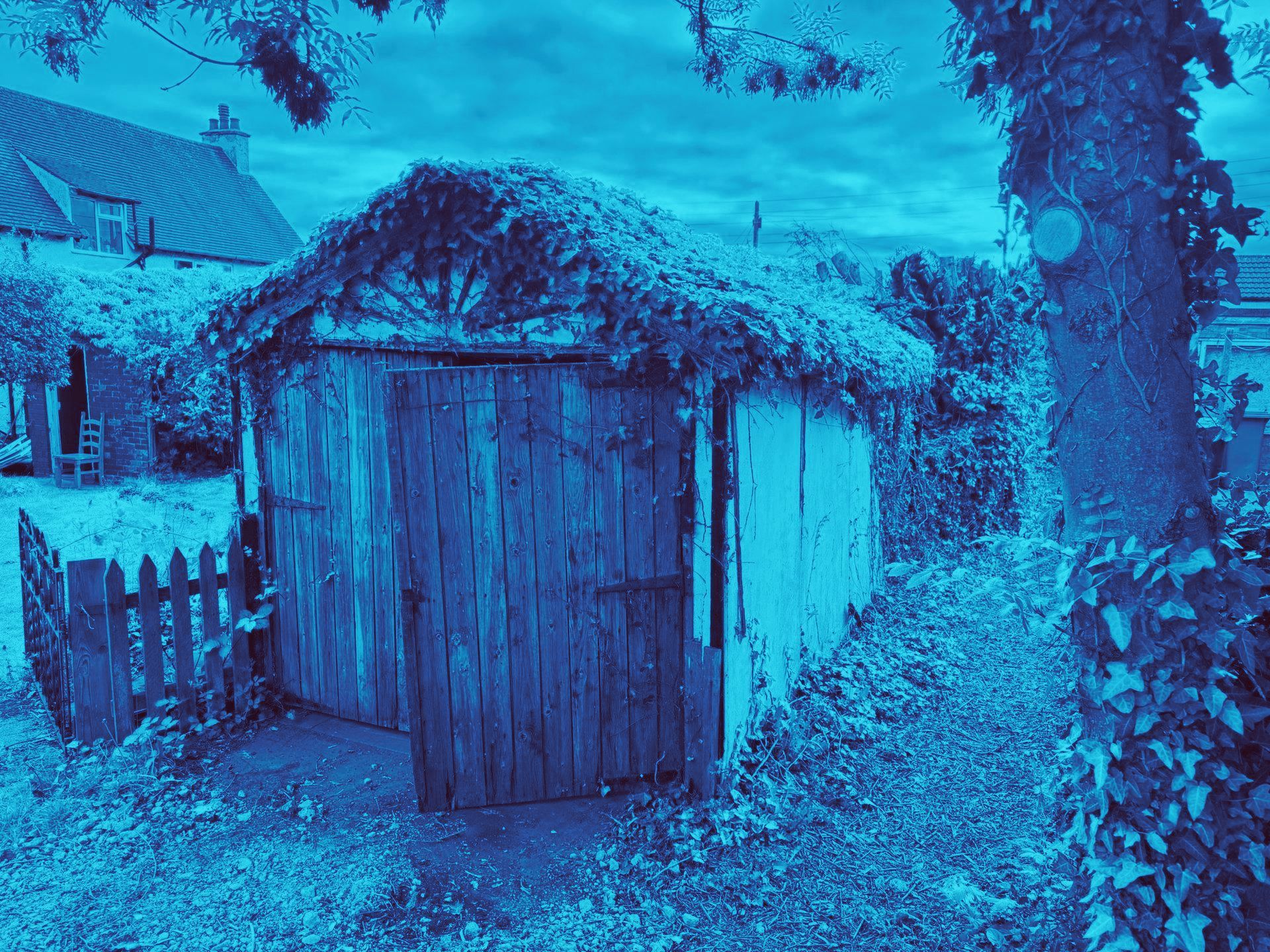 Old asbestos garage