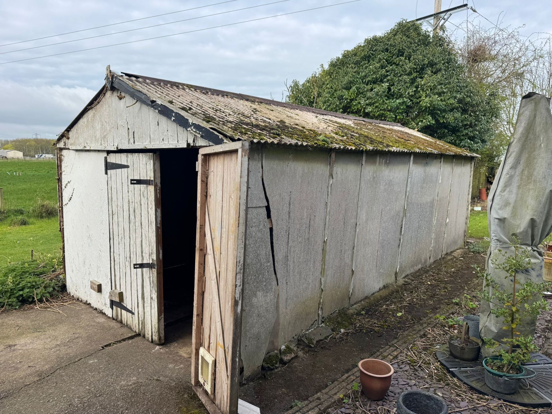 Asbestos garage roof removal Chester