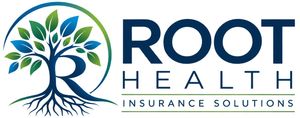 Root Health Insurance Solutions logo with blue-green tree and roots icon