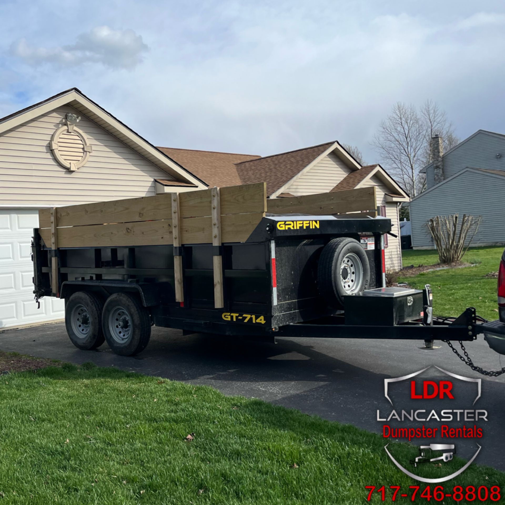 Driveway Friendly Dumpster