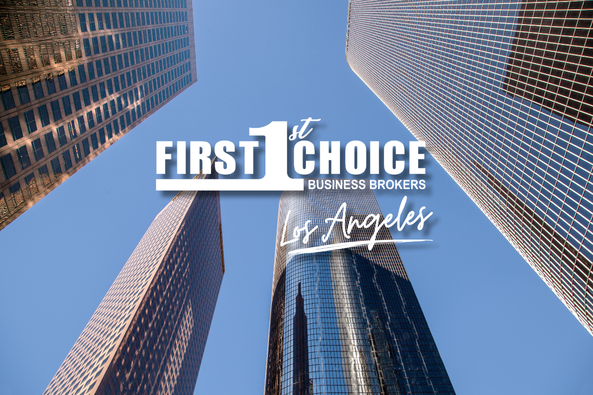 A poster for the first choice business brokers in los angeles