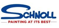Logo for Schnoll Painting: Blue text