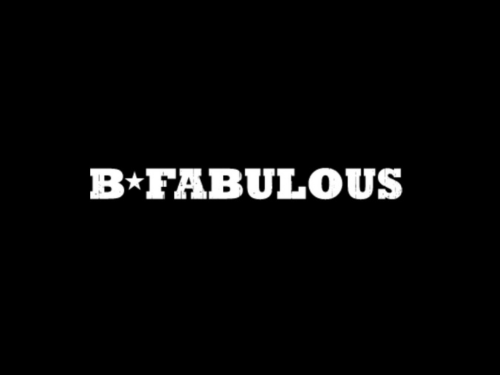 White “B*FABULOUS” text centered on a black background.
