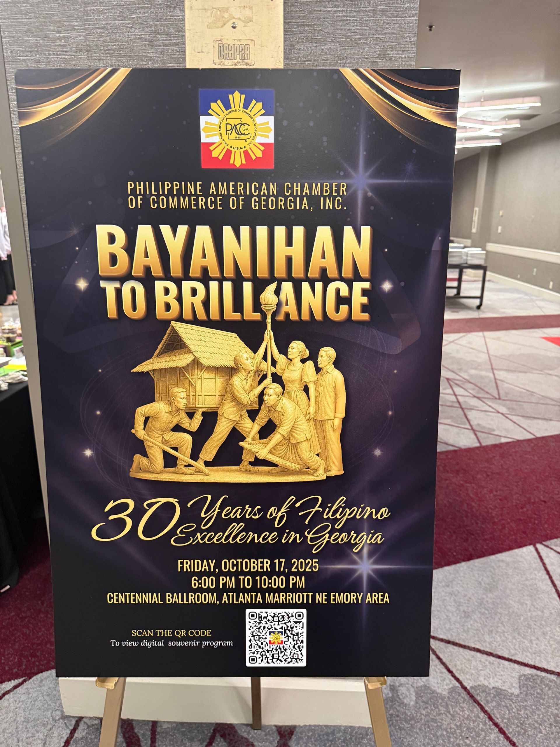 Sign for Philippine celebration: