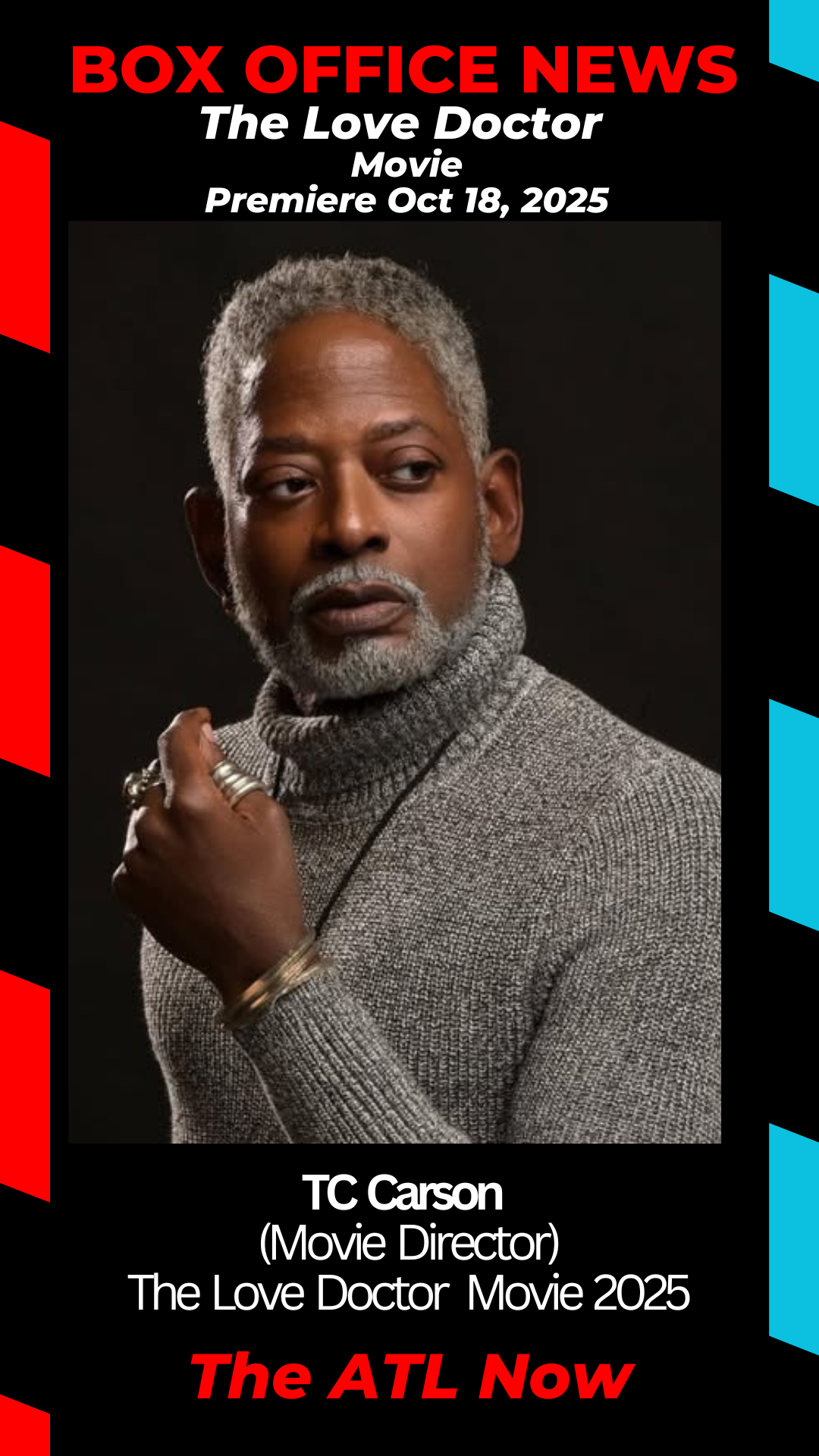 Box office news: TC Carson in promotional image for