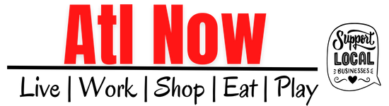 Atl Now logo with “Live | Work | Shop | Eat | Play” and a “Support Local Business” badge
