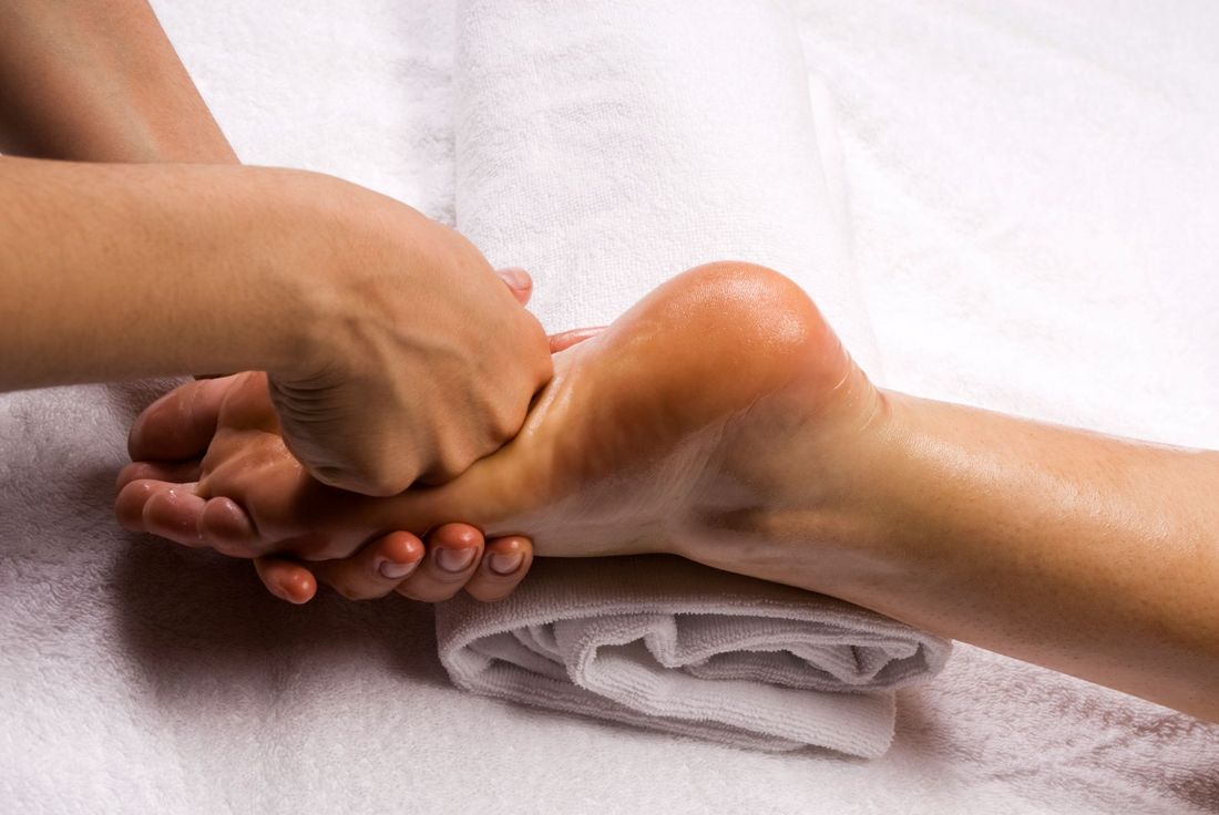 massaggio di riflessologia