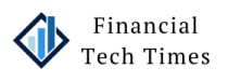 The logo for financial tech times is a blue diamond with a graph on it.