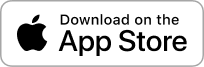 A black and white apple logo that says `` download on the app store ''.