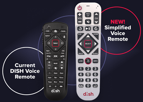 New DISH Simple remote