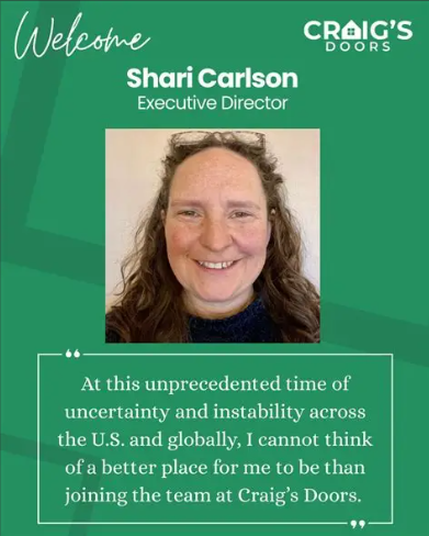 New executive Director Shari Carlson