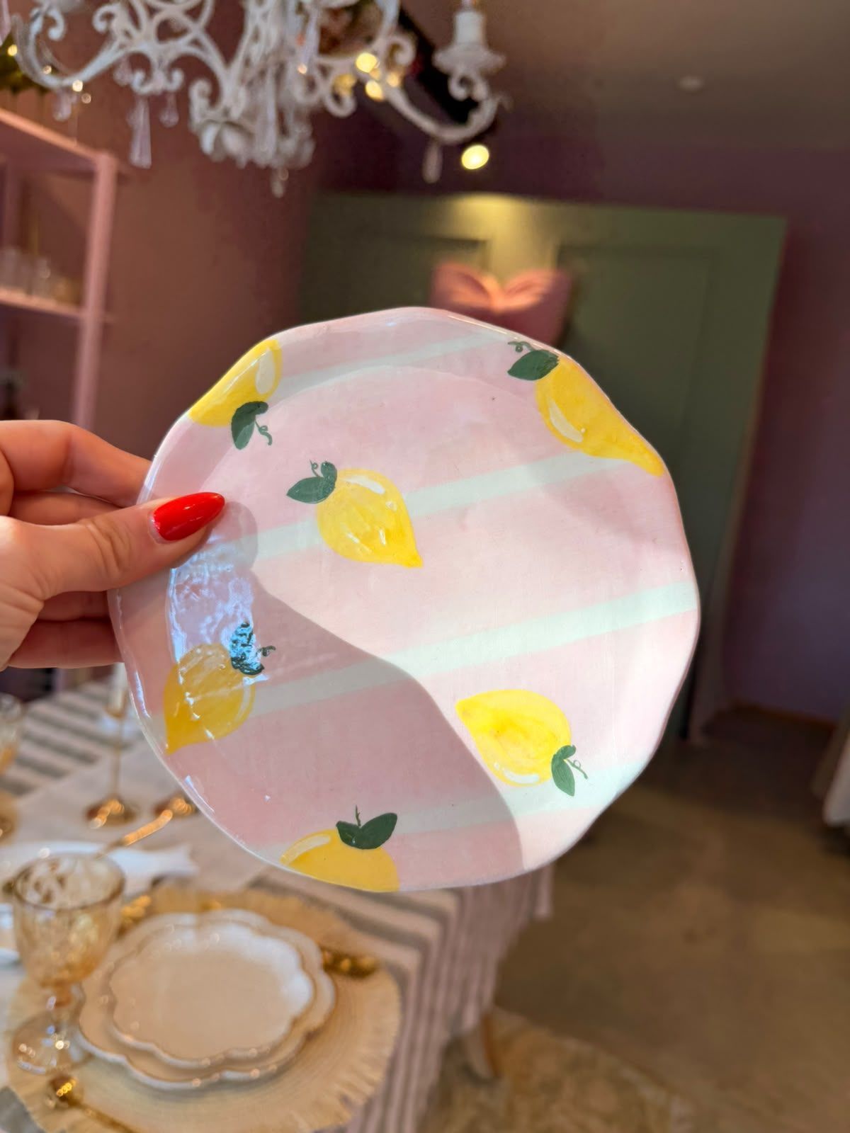 plato de té LEMON