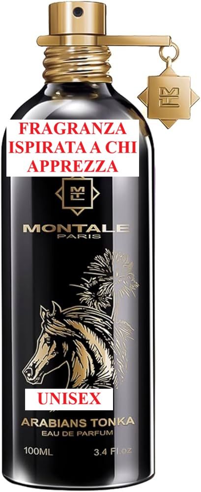 Black Montale Aoud Musk perfume bottle with gold cap and red “FRAGRANZA ISPIRATA A CHI APPREZZA” label
