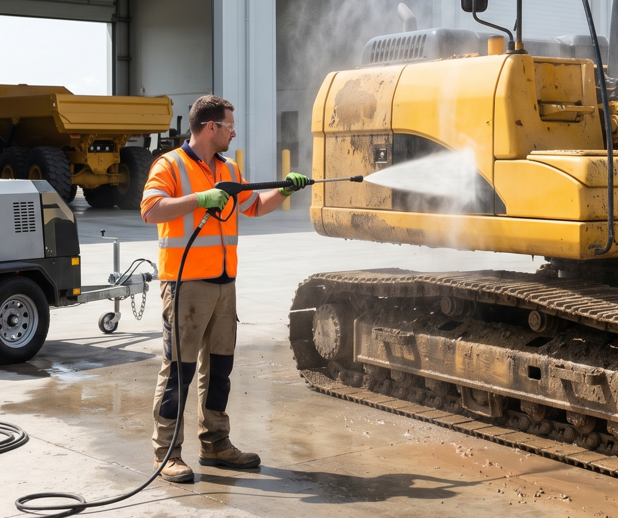 Civil equipment cleaning services