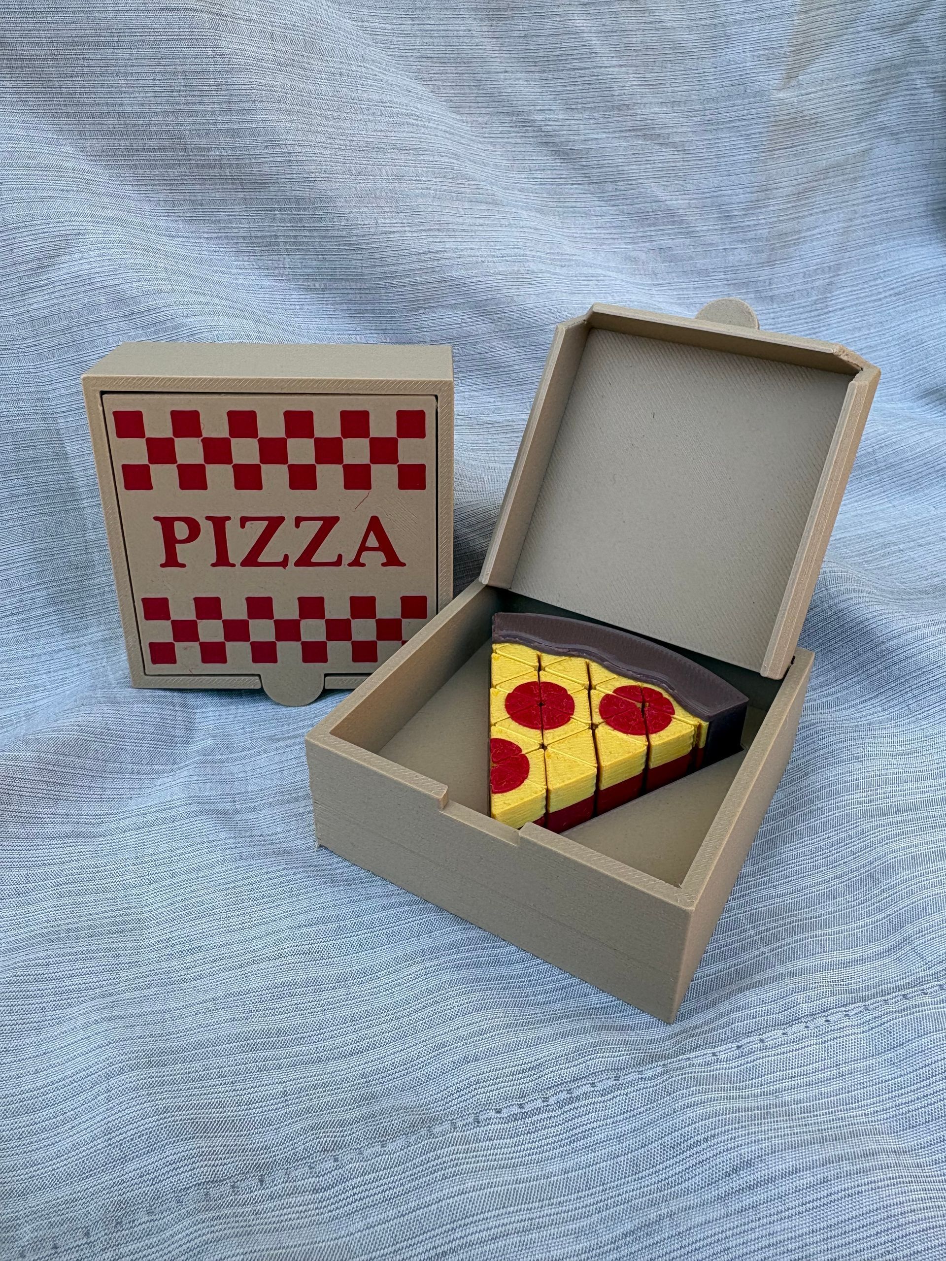 Small 1 Slice Hinged Pizza Box