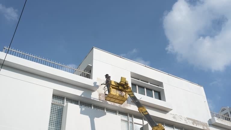 Residential exterior painting project