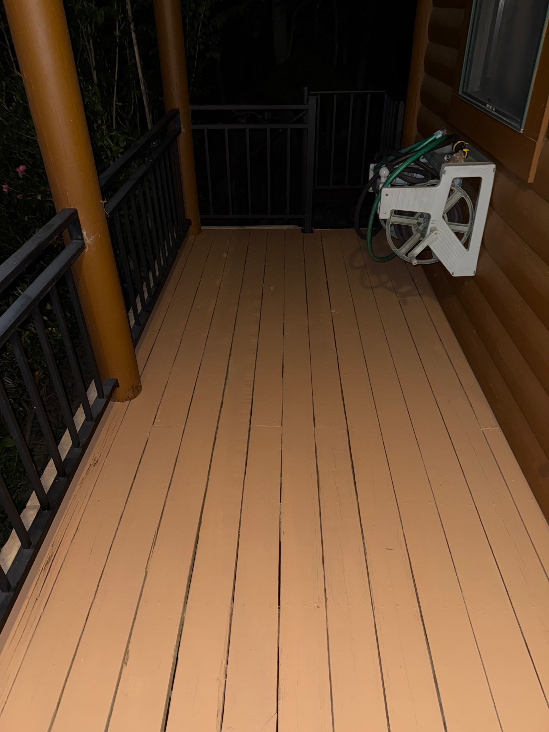 After deck staining completed by Whaleys Painting and More in Moorsburg,TN