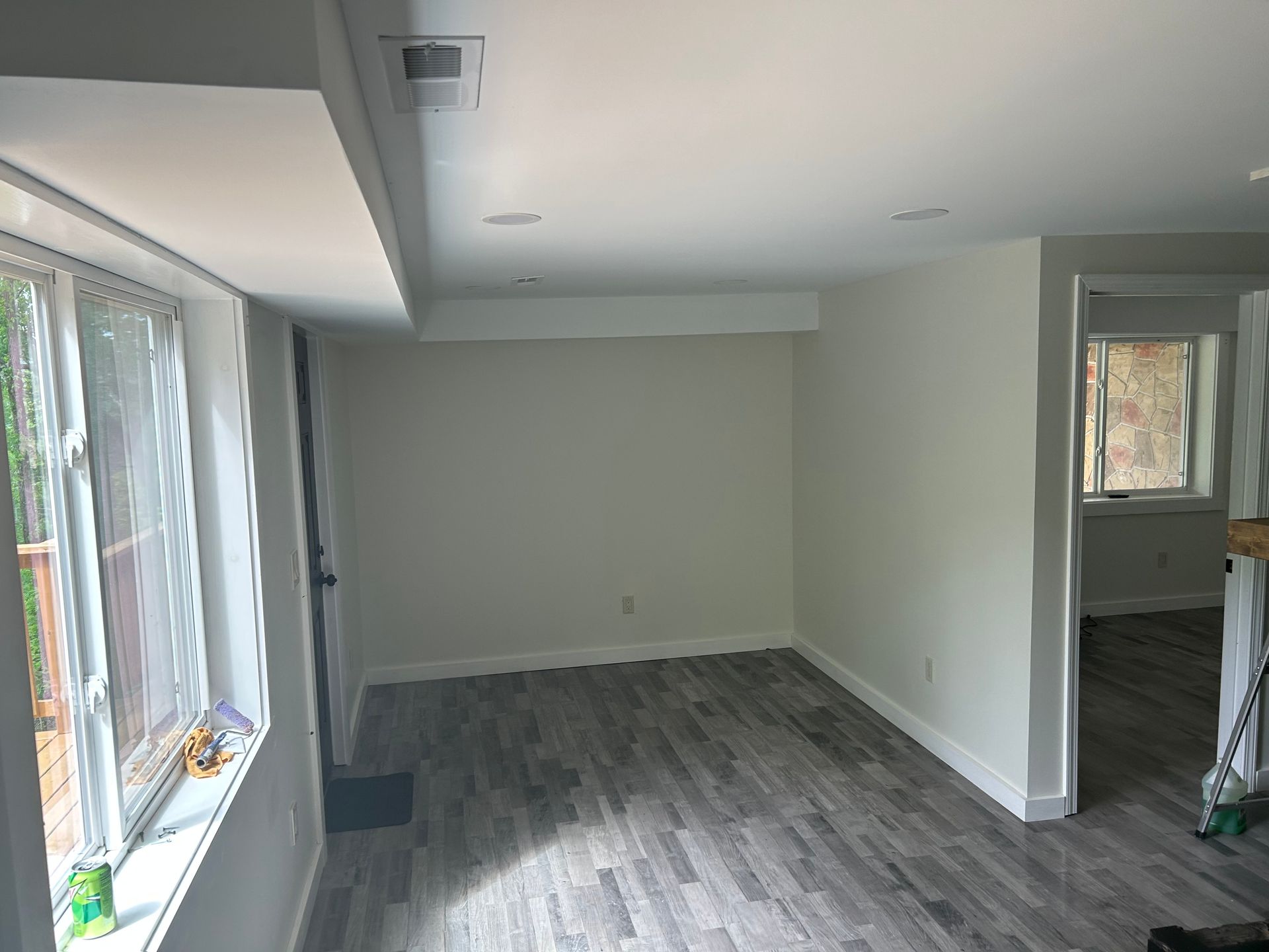 Interior living room painted for a rental house by Whaleys Painting and More in Gatlinburg,TN