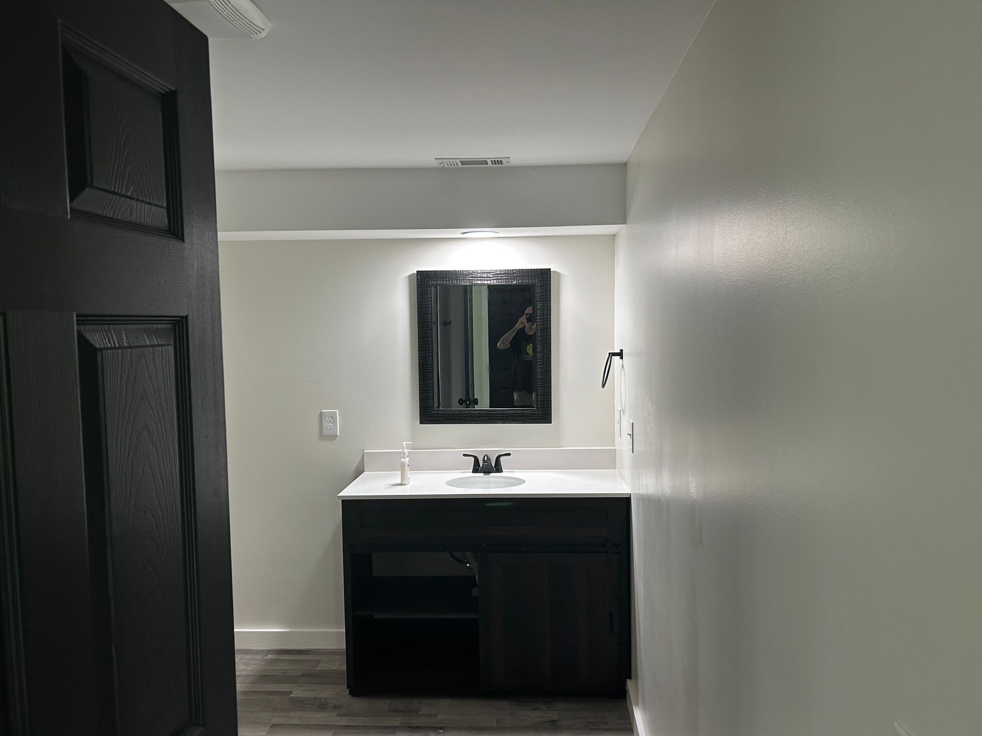 Bathroom painting for a rental property by Whaleys Painting and More in Gatlinburg,TN
