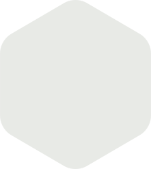 Pale gray, rounded-corner hexagon shape.