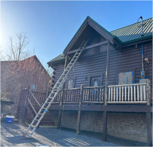 Cabin staining and wood protection service