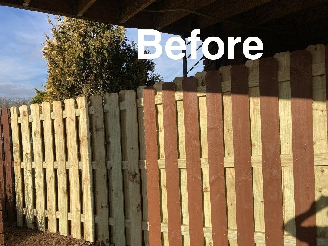 Professional Fence Staining