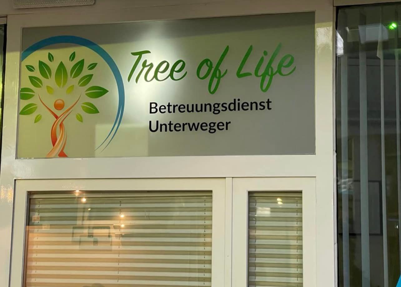 Außenansicht Gebäude Betreuungsdienst Tree of Life