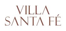 Villa Santa Fé logo in brown.