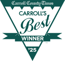 The logo for carroll county times 's best winner for the year '25