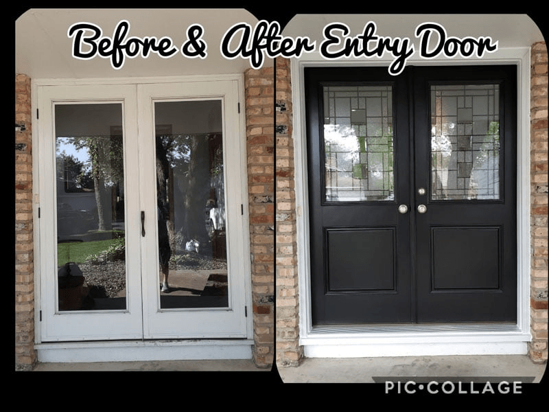 Before And After Entry Door