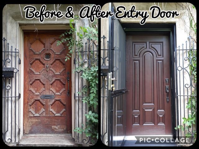 Before And After Entry Door