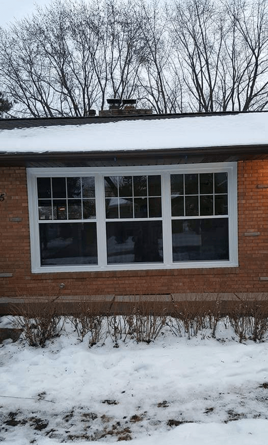 Brick Wall With Frame Windows
