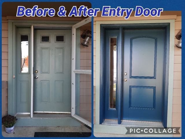 Before And After Entry Door