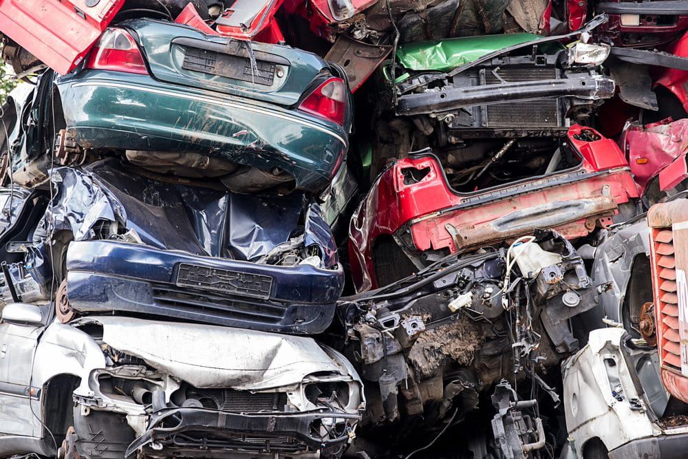 Scrap Metal Of A Cars — Hillside Auto Dismantlers in Ballina, NSW
