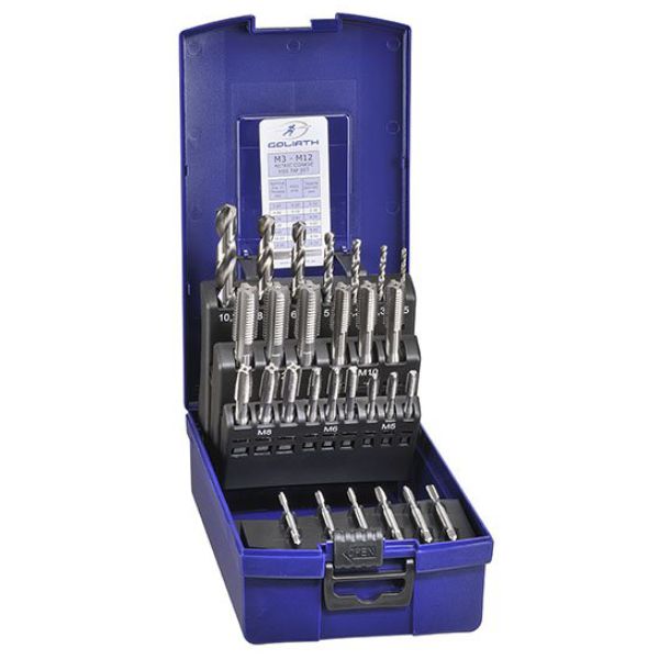 A Set of Drill Bits in a Blue Case— Summerland Tool Supplies in Casino, NSW
