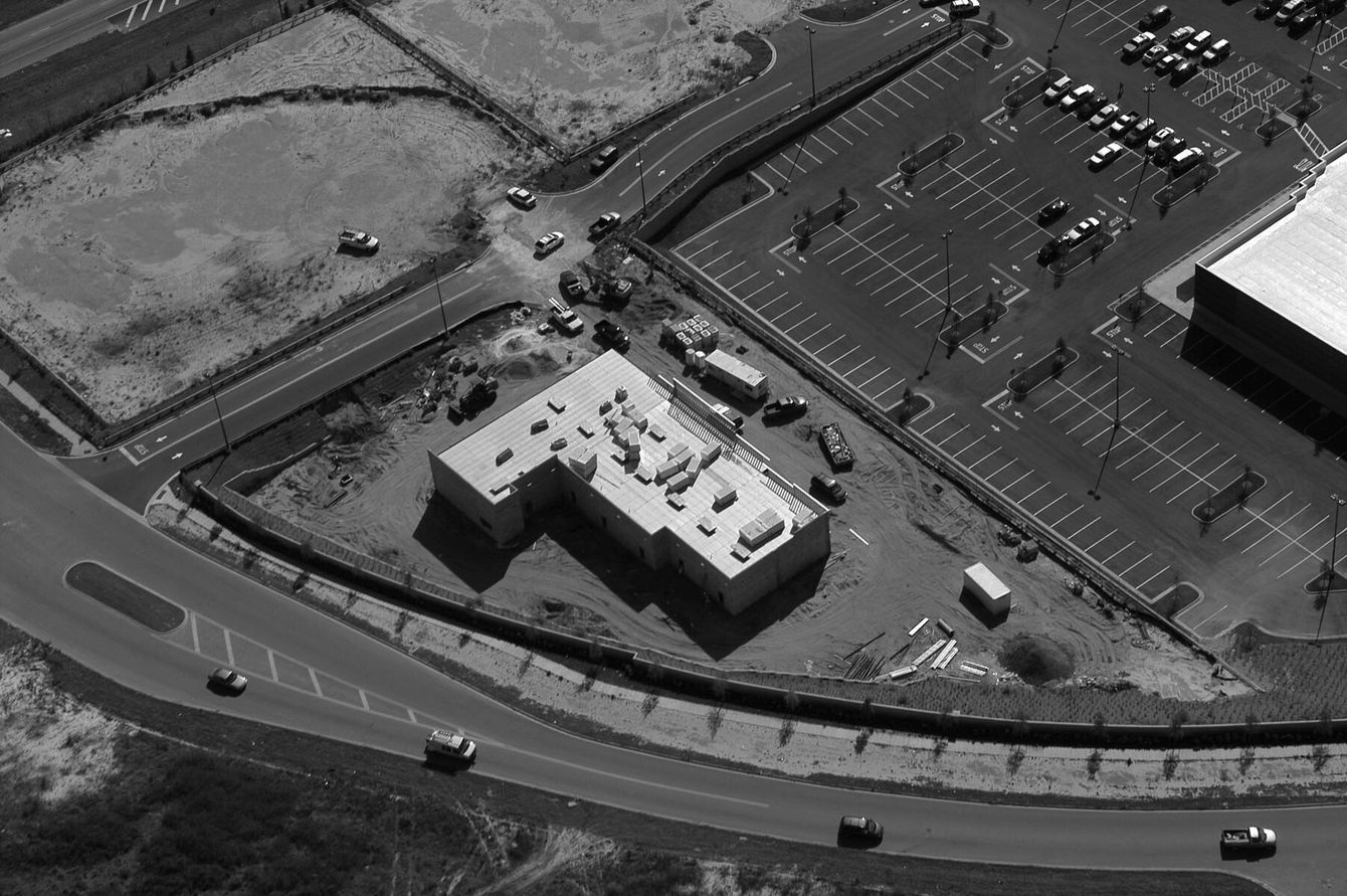 building at aerial view