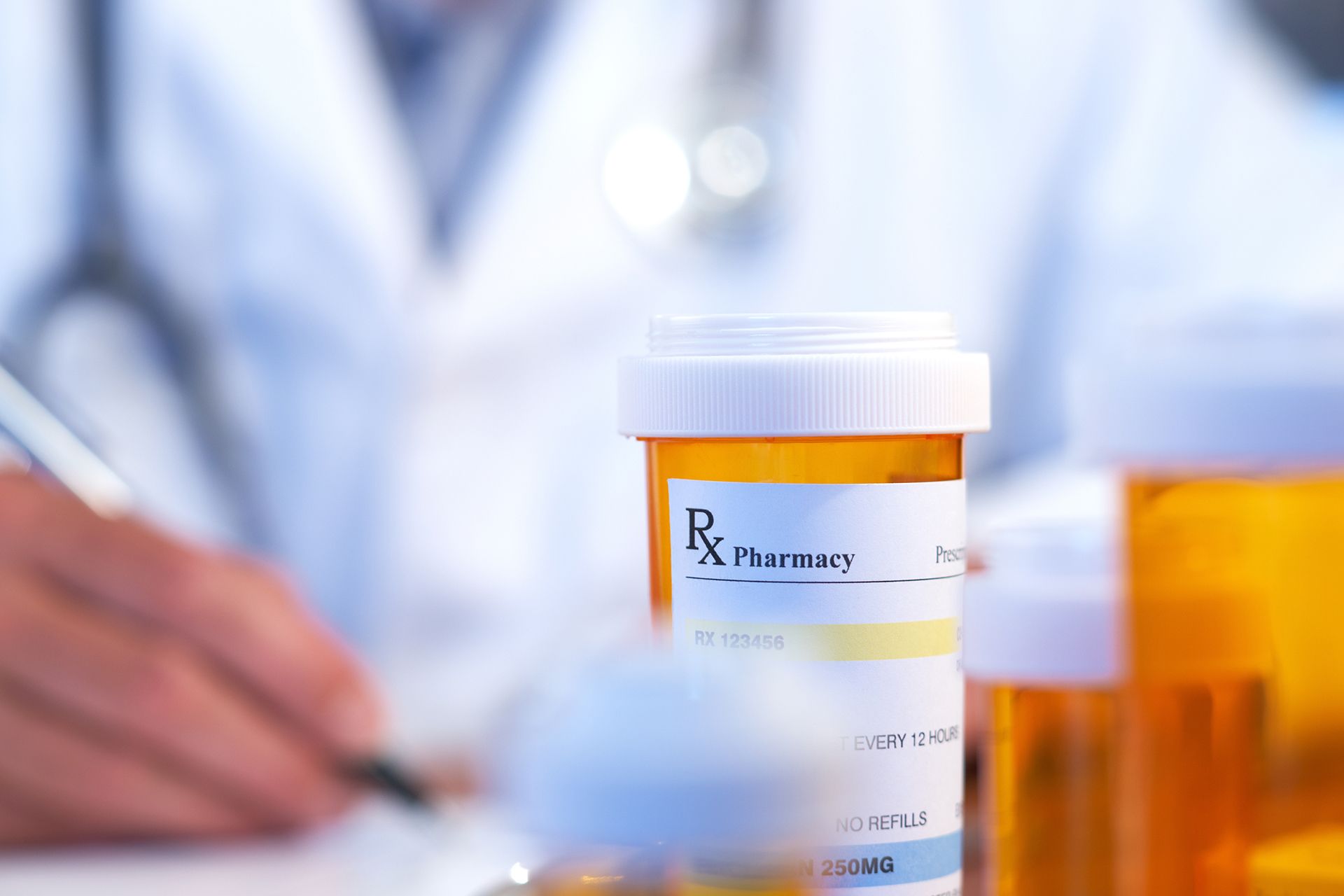 RX Prescription Drug Bottle