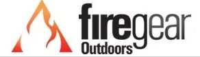 Firegear Outdoors logo with stylized red flame and black text