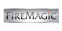 FireMagic logo in black and red on a metallic silver background