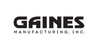 GAINES Manufacturing, Inc. logo in black text on a white background