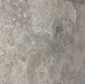 Close-up of a gray stone or concrete surface with a rough, mottled texture